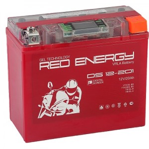 Аккумулятор гелевый для снегоходов и квадроциклов RED ENERGY  