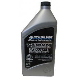 Масло QUICKSILVER 4-STROKE 25W-40 1Л